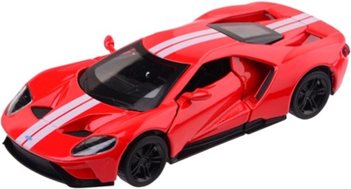 Ford GT (Rood) (10 cm) 1/43 Absolute Motors Supercars {Modelauto - Schaalmodel - Miniatuurauto - Speelgoed}